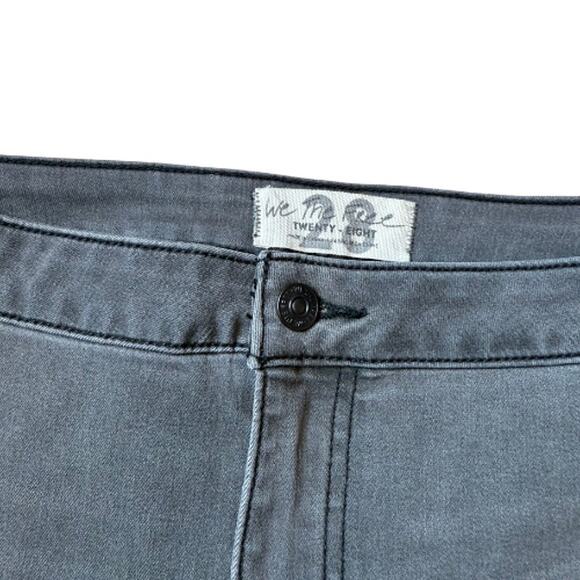 We The Free People Jeans Size 28 Just Float On Flare Jeans Gray Stretchy Western - Picture 6 of 8